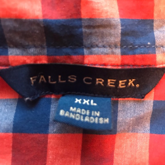 Men’s XXL Falls Creek long sleeve button-up shirt. - Picture 2 of 2